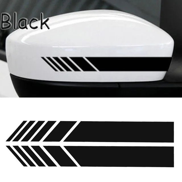 2 шт. зеркало заднего вида в полоску наклейки предупреждающие безопасности