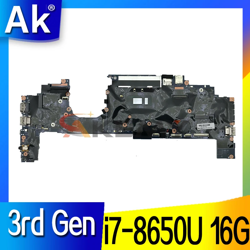 

Оригинальный ноутбук Lenovo ThinkPad X1 Yoga 3rd Gen, материнская плата i7-8650U 16G 01YN209