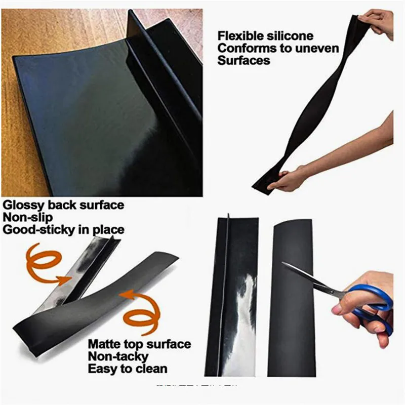 21 дюймов гибкая плита счетчик крышка зазора силиконовая Резина кухня масло-газ