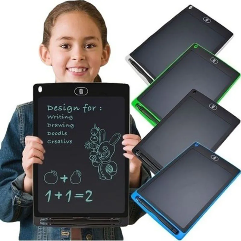 Tablero Electr&oacute;nico de dibujo de 8,5 pulgadas, tableta de escritura con pantalla LCD, tabletas gr&aacute;ficas digitales de dibujo, tableta electr&oacute;nica de escritura a mano + bol&iacute;grafo-0