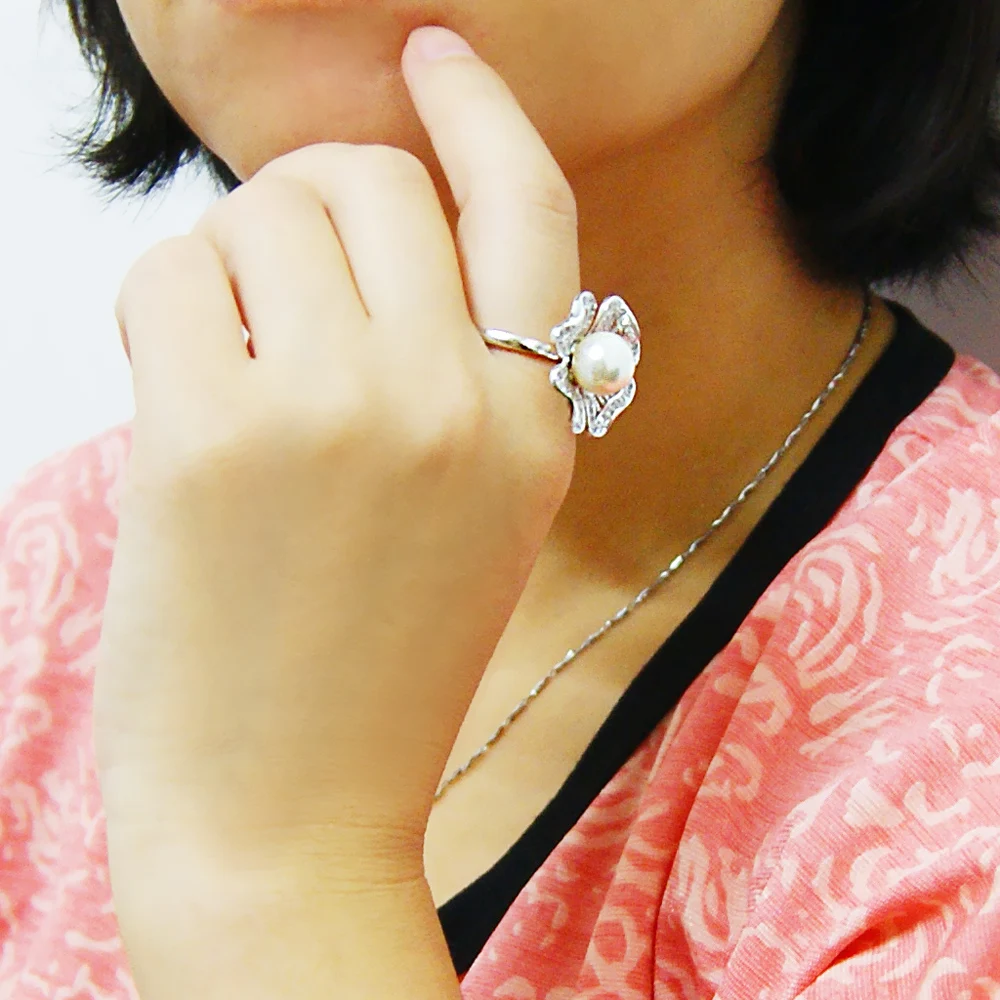 Новинка кольцо из серебра 925 пробы для женщин подвеска с инкрустацией