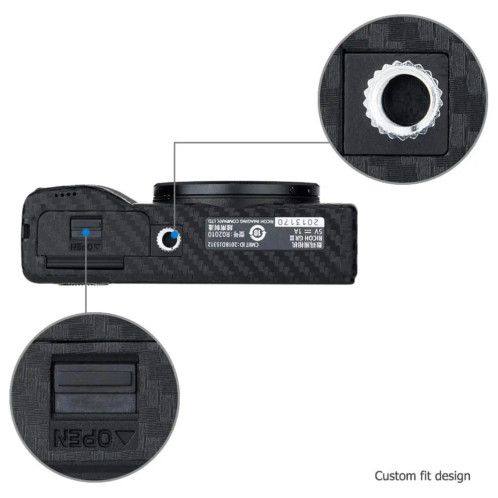 Защитная пленка для корпуса камеры против царапин Набор наклеек Ricoh GR III II GRIII GRII GR3