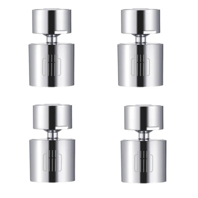 4 PCS Xiaomi DABAI кухонный аэратор водный диффузор Bubbler цинковый сплав водосберегающая головка фильтра кран с форсункой соединитель двойной режим - Цвет: 4 PCS