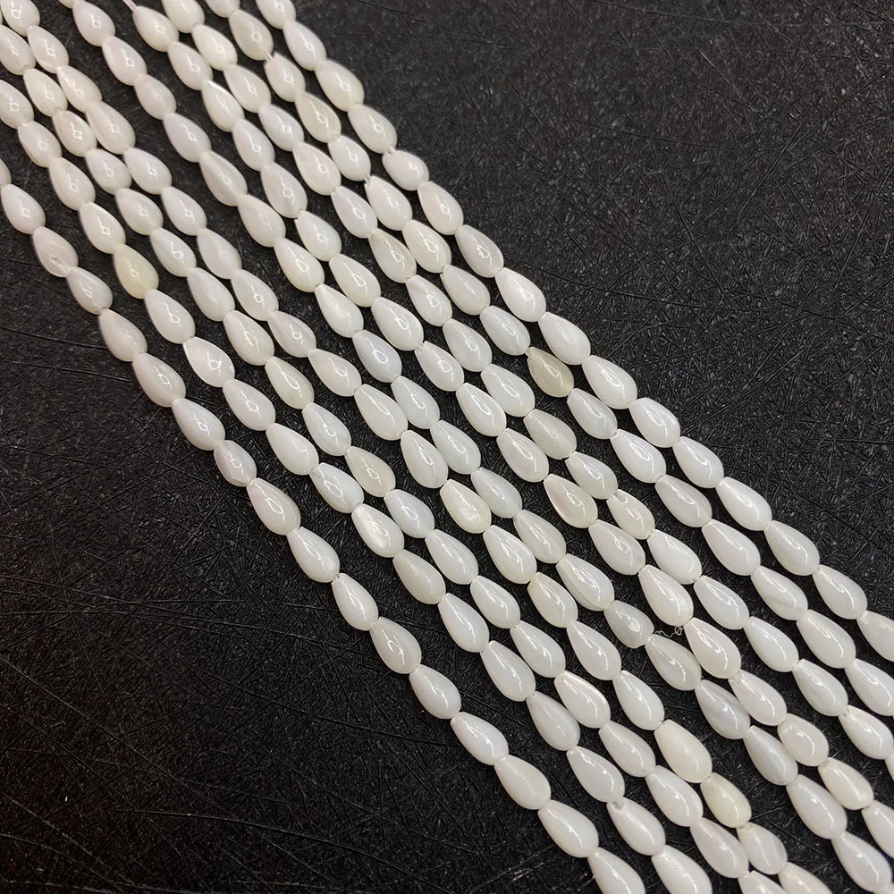 

Natural Freshwater Shell Beads White In Many Shapes and High Quality Can Be Used for DIY Handmade Fashion Jewelry Decoration
