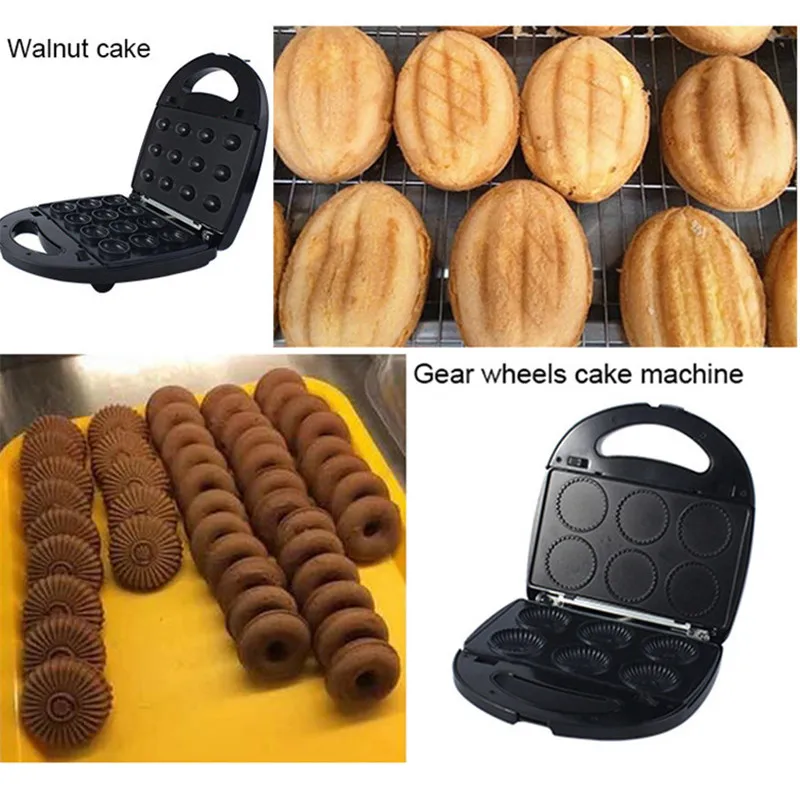 Электрическая сэндвич машина 6 в 1 вафельная тостер пончики выпечка