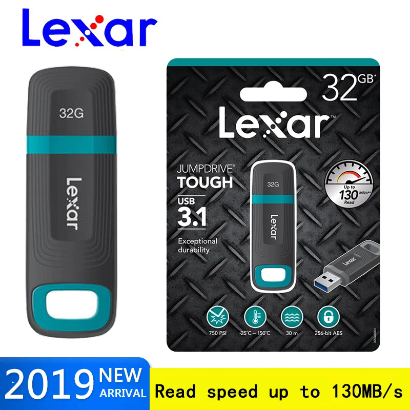 Lexar Lectra жесткий U диск 32G 64GB 128GB Водонепроницаемый шифрование промышленного класса
