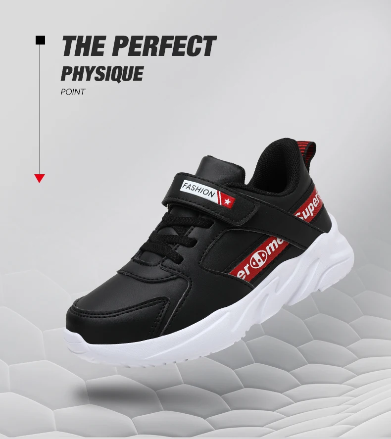 Autumn and winter leather sneakers cheap boys shoes casual shoes
