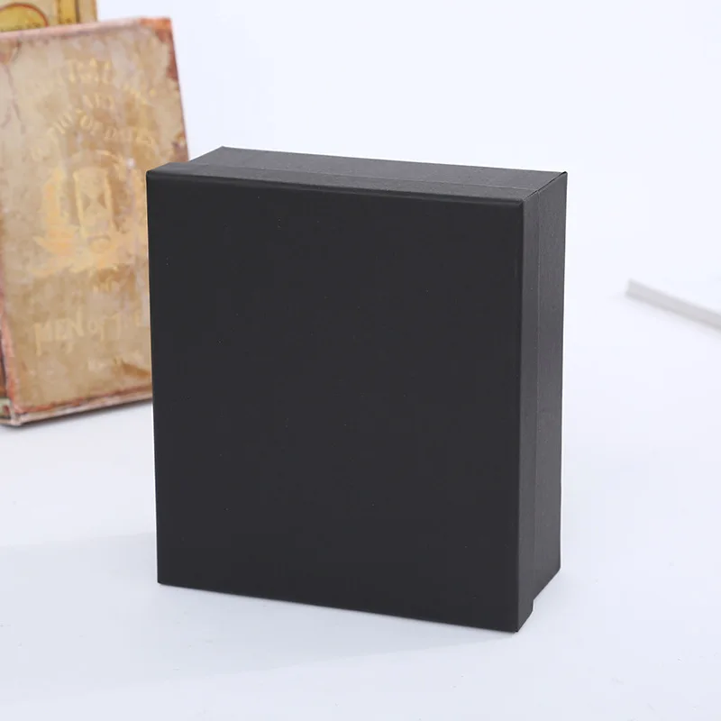 DIY Изготовление на заказ бумажная коробка с окном белый/черный/крафт бумага