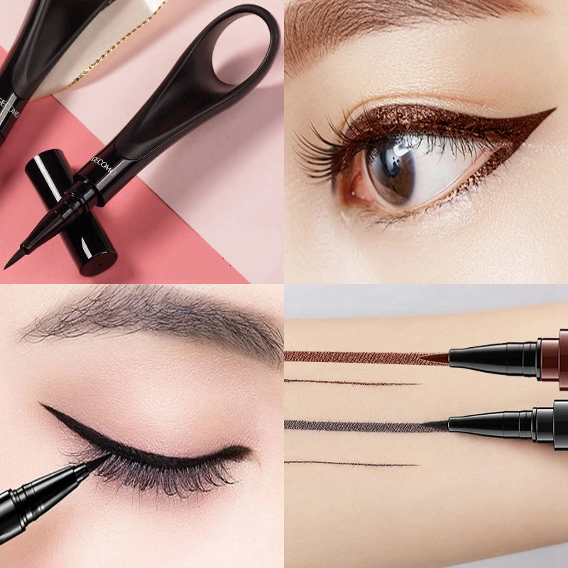 Подводка для глаз жидкая водостойкая с кольцом на палец |