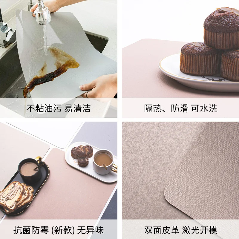 

6pcs/set Hot Pad Placemat Table Heat Insulation Drink Cup Coasters Table Placemats For Dining Table Mat Kitchen Mat Non-Slip