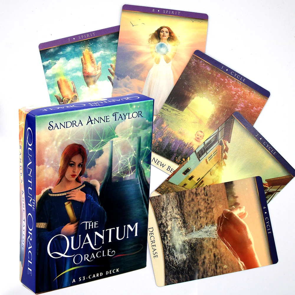 Квантовые карты Oracle Tarot новые творческие игры Divination 53 шт. с полным английским PDF