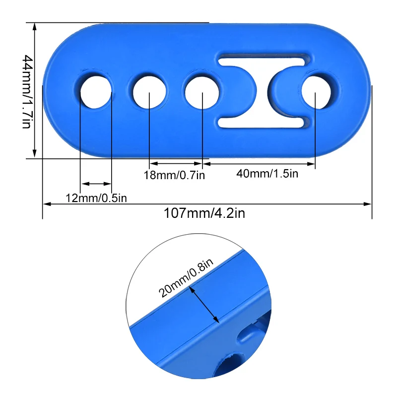 Универсальная вешалка для 4 фотоизоляторов автомобильная кронштейна выхлопной