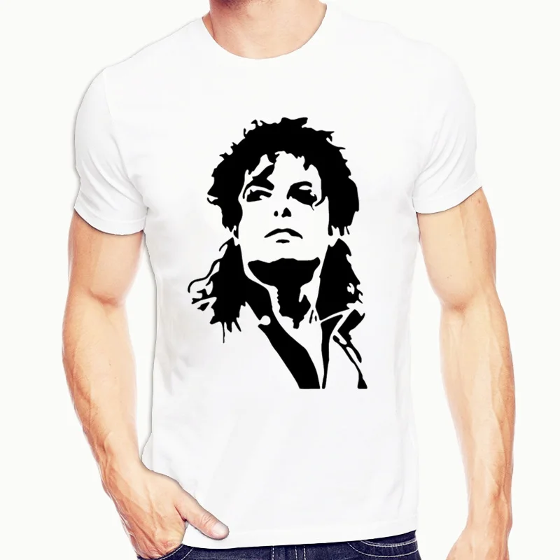 Мужские футболки с круглым вырезом и принтом в стиле ретро антивойны МАЙКЛ