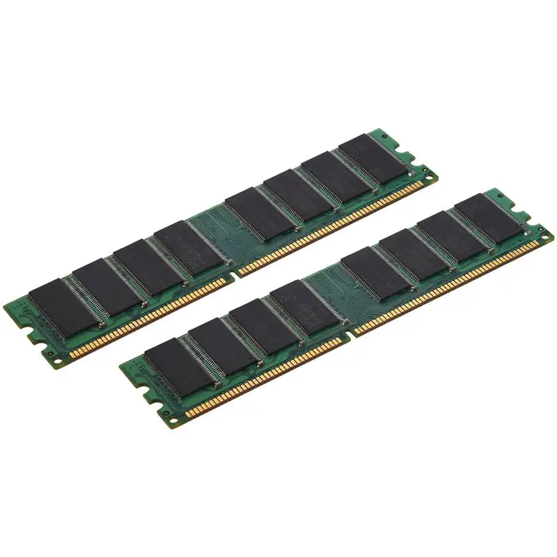 2x1 ГБ PC3200 без кода коррекции ошибок DDR 400 МГц памяти высокой плотности 184 pin DIMM
