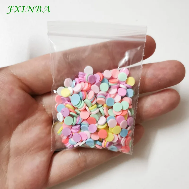 FXINBA 10 г Fimo амулеты дополнение разбрызгивает слизь наполнитель пушистая клейкая масса Игрушки слизь Поставки аксессуары глина DIY ломтики торта десерт