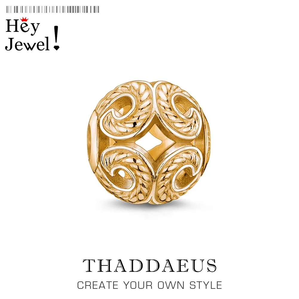 Бусины волны 2019 новый зимний Золотой Серебряный подарок для браслета