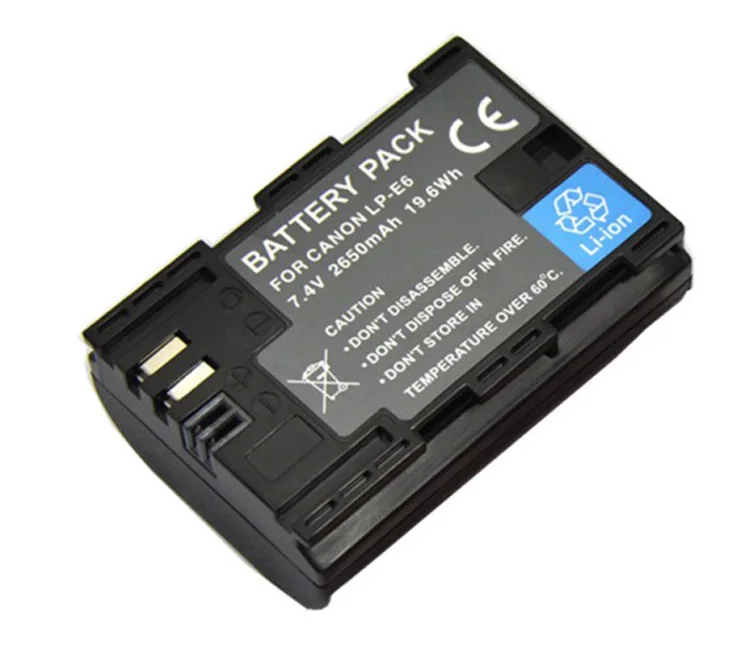 

Suitable for Canon LP-E6 camera battery LPE6 camera battery E6N battery