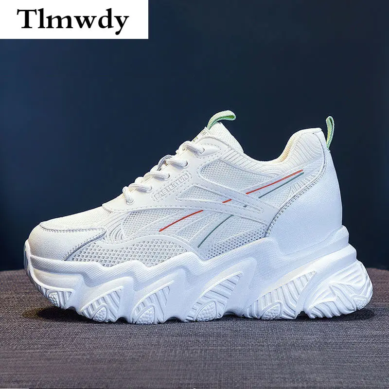 

2021 Fashion Women's Shoes Vulcanized Shoes Woman Sneakers Lace-up Color Matching Platform Shoes Spring Comfortable Casual Shoes