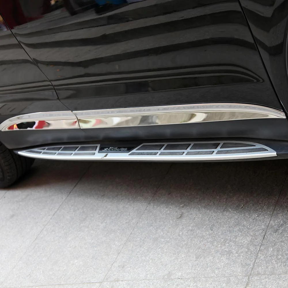 

Аксессуары, подходят для 2013 2014 2015 2016 HYUNDAI GRAND SANTA FE, боковая дверь, декоративная накладка