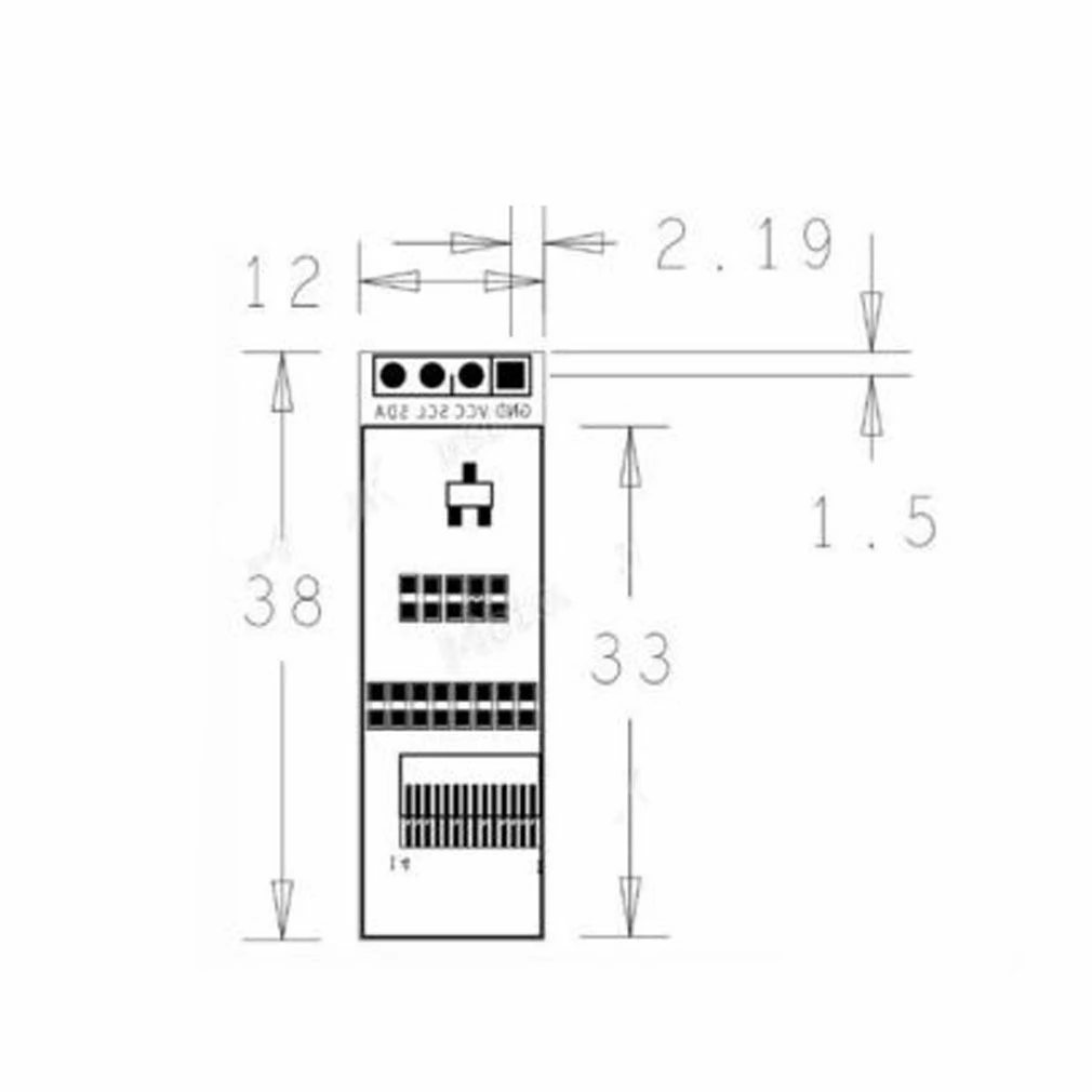 IIC igc 3 v 5v 0 91 &quot128x32 Белый OLED ЖК дисплей модуль для AVR дюймов|Печатные платы| |