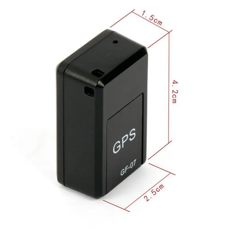 

Eshowee Portable Mini GPS Tracker Locator Anti-lost Recording Magnetic SOS Tracking Device Car Safety GF-07