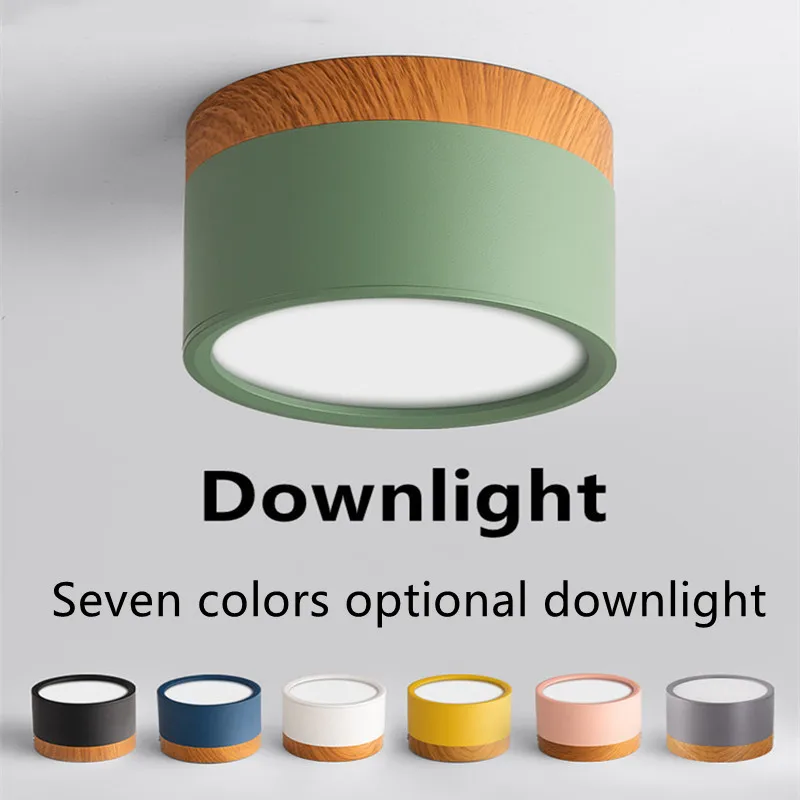 

Светодиодный потолочный светильник в скандинавском стиле, 3 цвета, 220 В