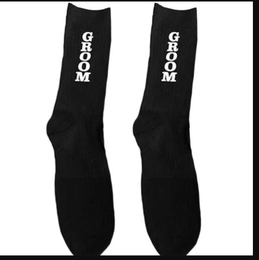 Мужские носки для свадебной вечеринки жениха шафера лучшего человека длинные с