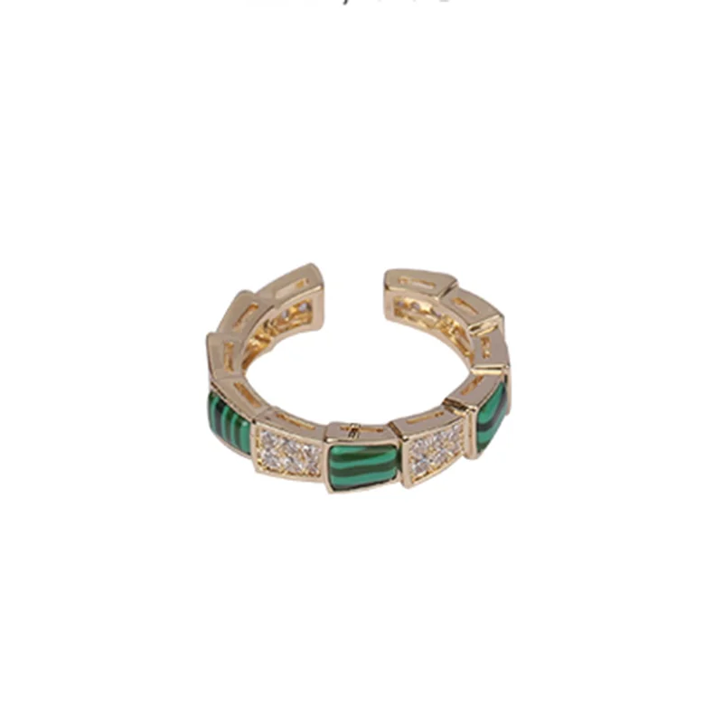 

2020 classic retro geometry serpentine open ring Korean fashion female jewelry student girlfriends sexy finger accessories ring