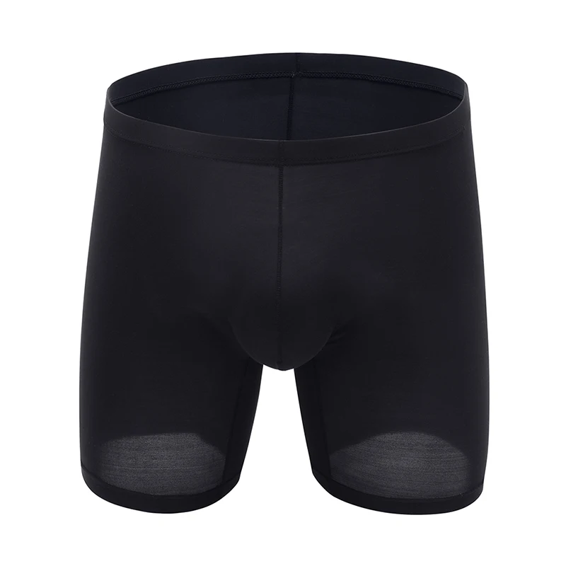 Боксеры мужские из вискозы модное нижнее белье Свободные повседневные Мягкие