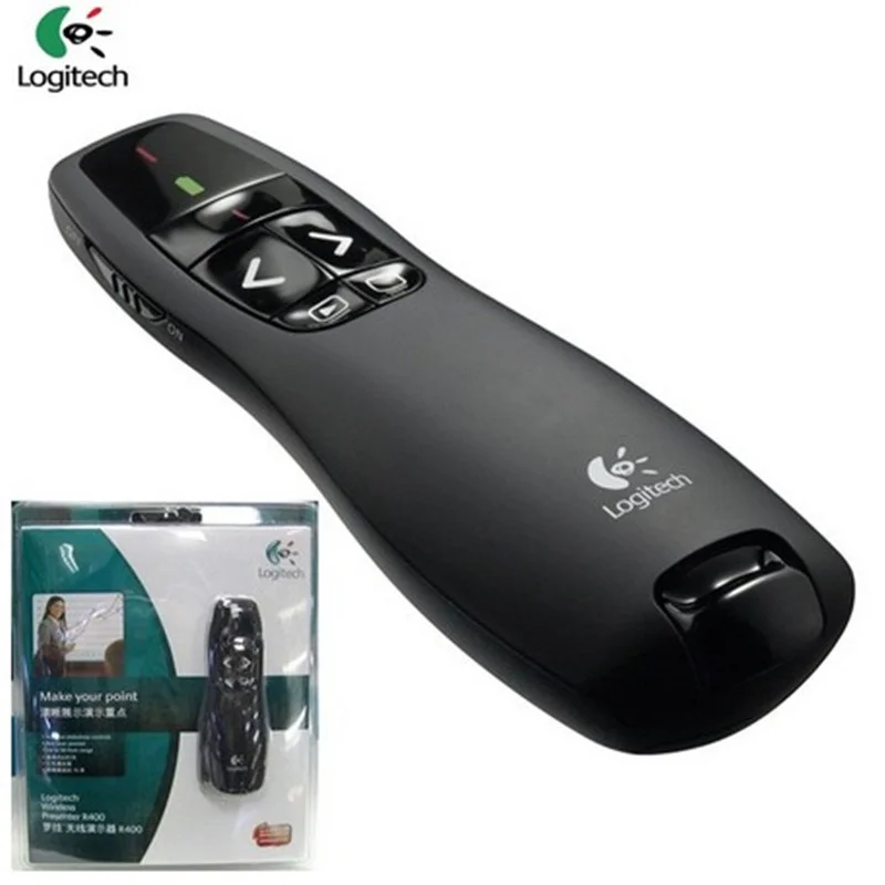 

JSHFEI USB Wireless Presenter Red Laser Pointer PPT Remote Control Pointer pen for PowerPoint Presentation teacher logitech R400