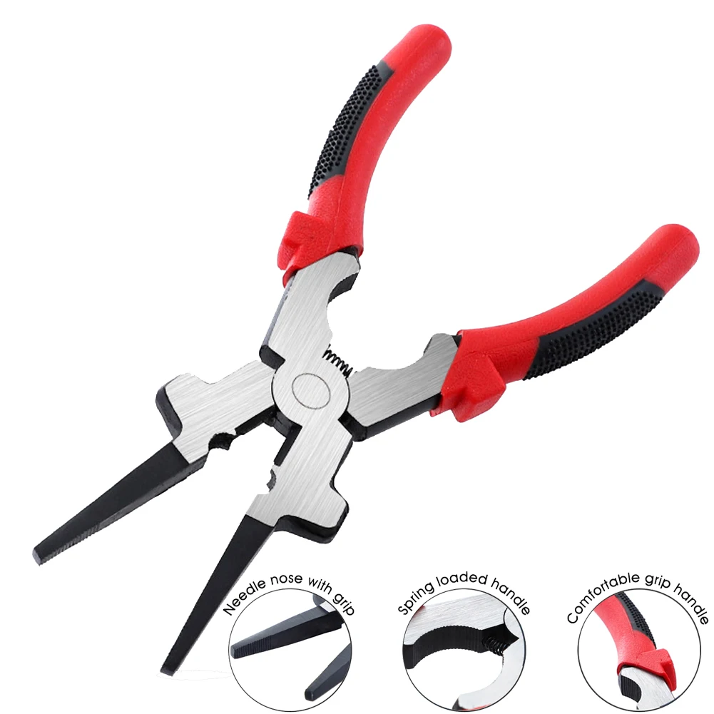 

1pcs 8''Multitool Multi Purpose MIG Welding Quality Carbon Steel Insulated Handle Crimping Pliers Wire Cutters Pliers Accessorie