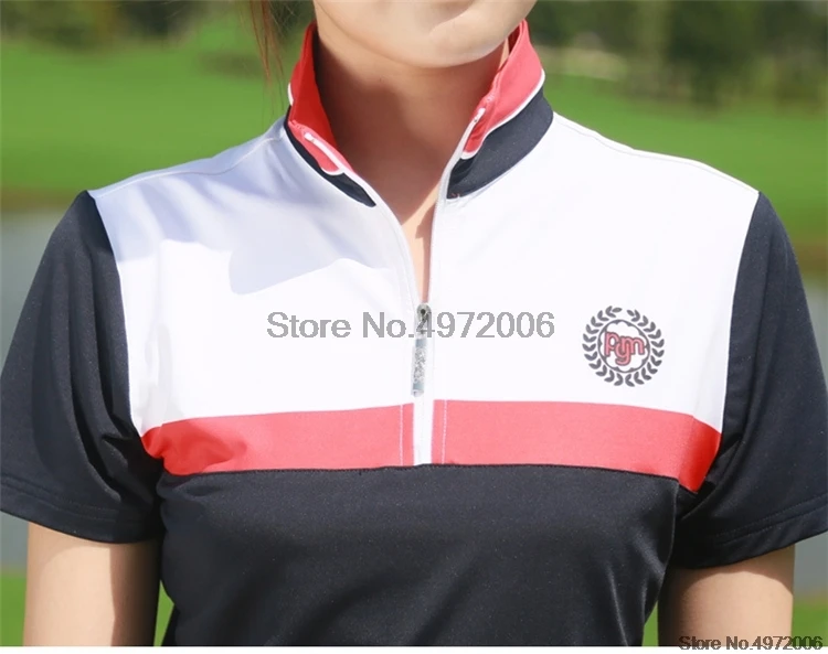 Pgm Golf/комплект женской одежды для похудения; дышащая спортивная одежда; комплект с юбками; женская рубашка с коротким рукавом+ плиссированная юбка; AA60482
