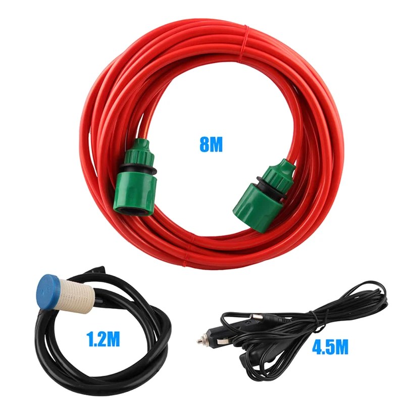 Продажа Пятно Света 12В высокий Давление электрическая стиральная машина Автомойка насос набор инструментов Портативный Водяной насос Комплект ст...