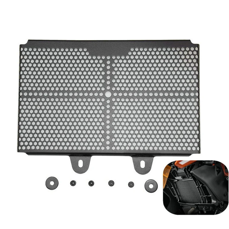 

1pc for Ktm Duke 390 2017-2019 Motorcycle Water Tank Radiator Black Grille Guard Water Tank Protective Net Motorcycle Decor Kit