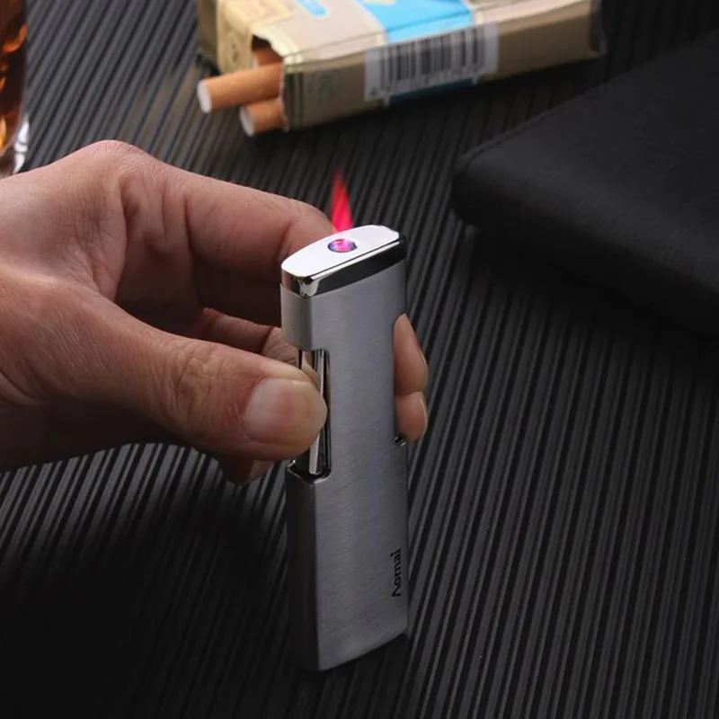 Новинка металлический фонарь турбо зажигалка сигары сигареты струйная газовая