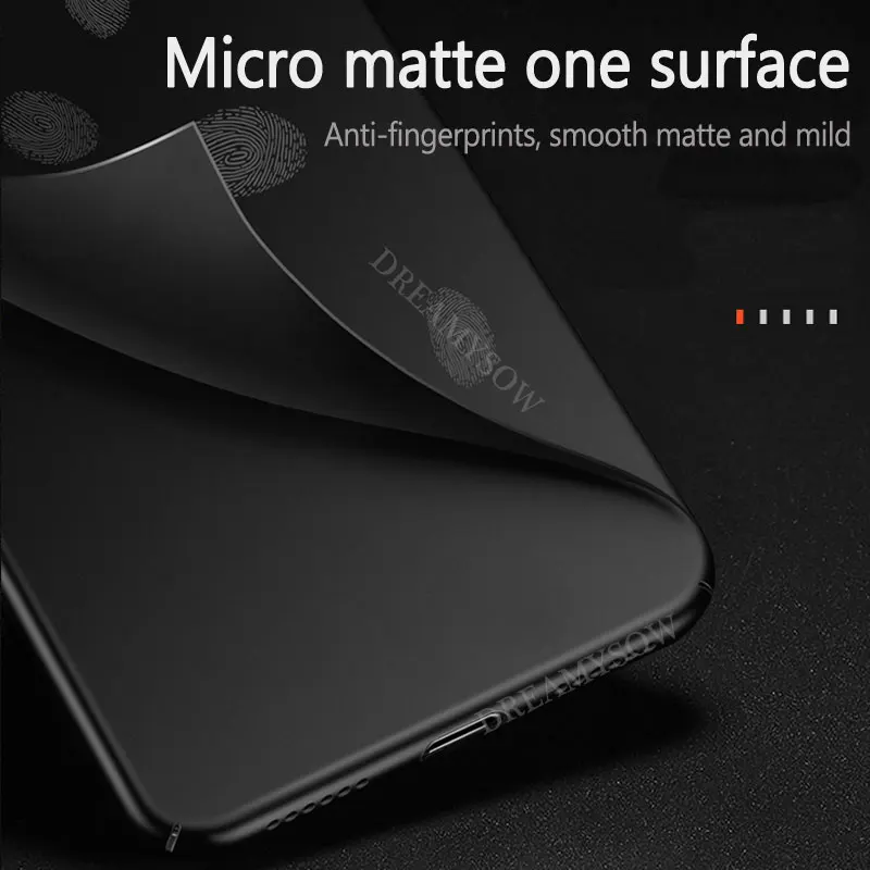 Роскошный Жесткий ПК Пластиковый матовый чехол для iPhone 12mini 12 11 Pro Max X Xs Xr 7 8 plus 360