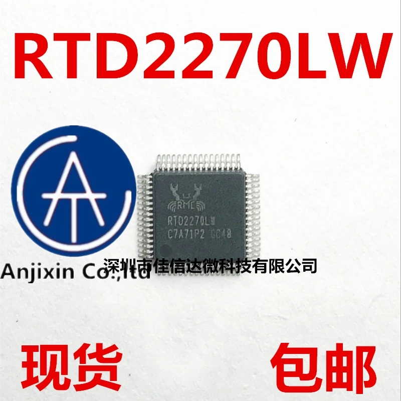

10pcs 100% orginal new in stock real photo RTD2270L RTD2270 LCD driver board IC chip QFP64