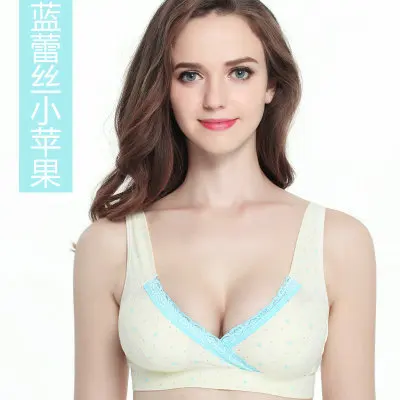 

New Mesh Breastfeeding Nursing Bra Front Buckle No Steel Ring Large Size Seamless Nursing Bra Pregnant Women's Underwear