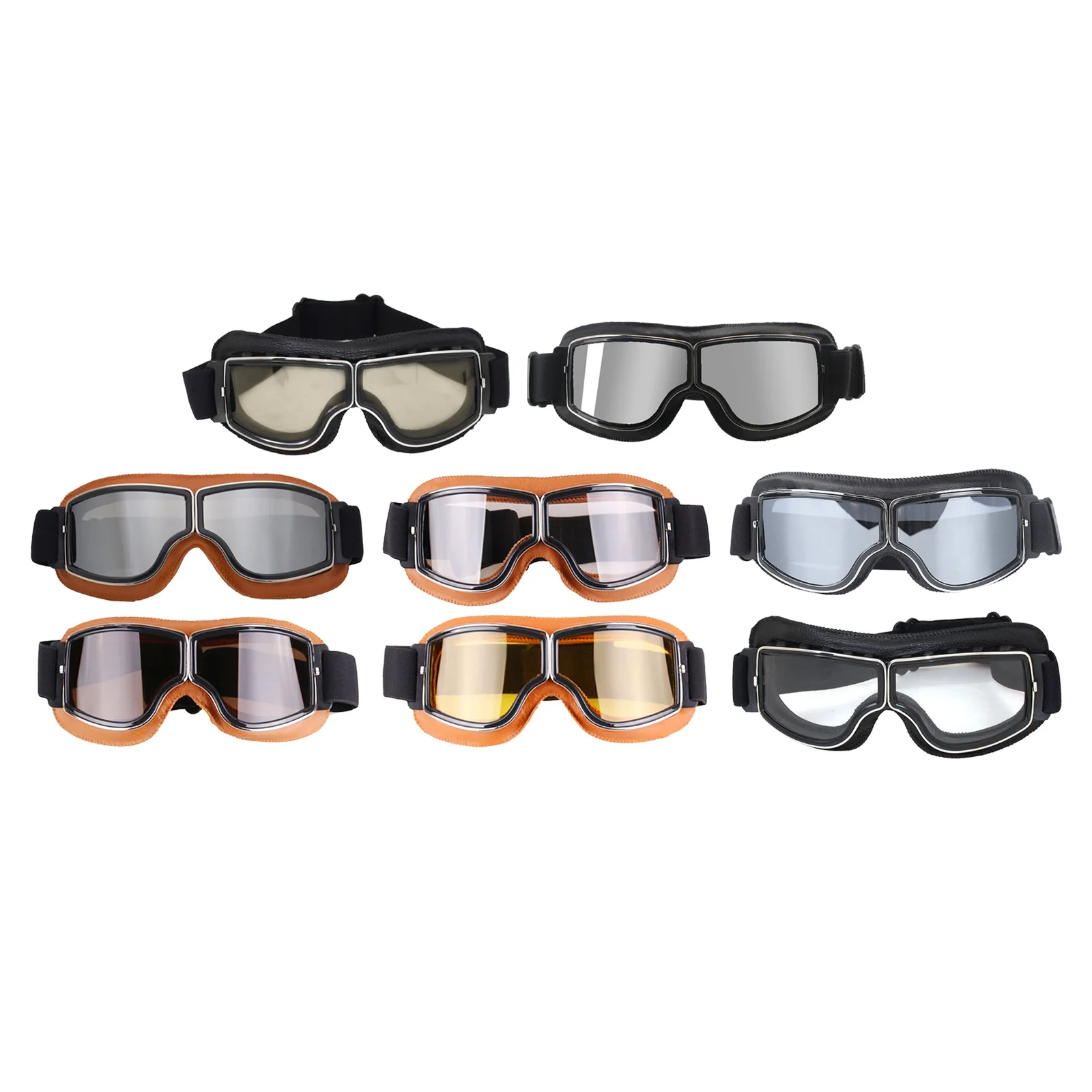 

Ski Goggles, Motorcycle Snowboard Goggles Wind Proof Anti Fog Glasses Eyewear for Men Women & Youth Outdoor Sports Cycling