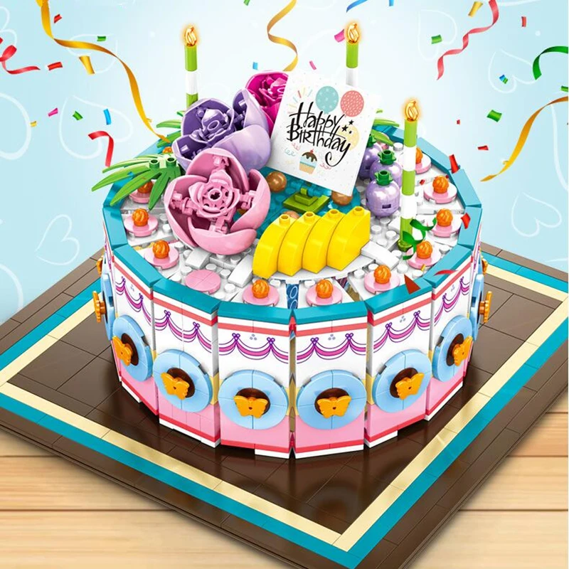 

Креативные торты Строительные блоки Друзья торт ко дню рождения Кирпичи Модель комплект Обучающие игрушки Форма для выпечки тортов diy друз...