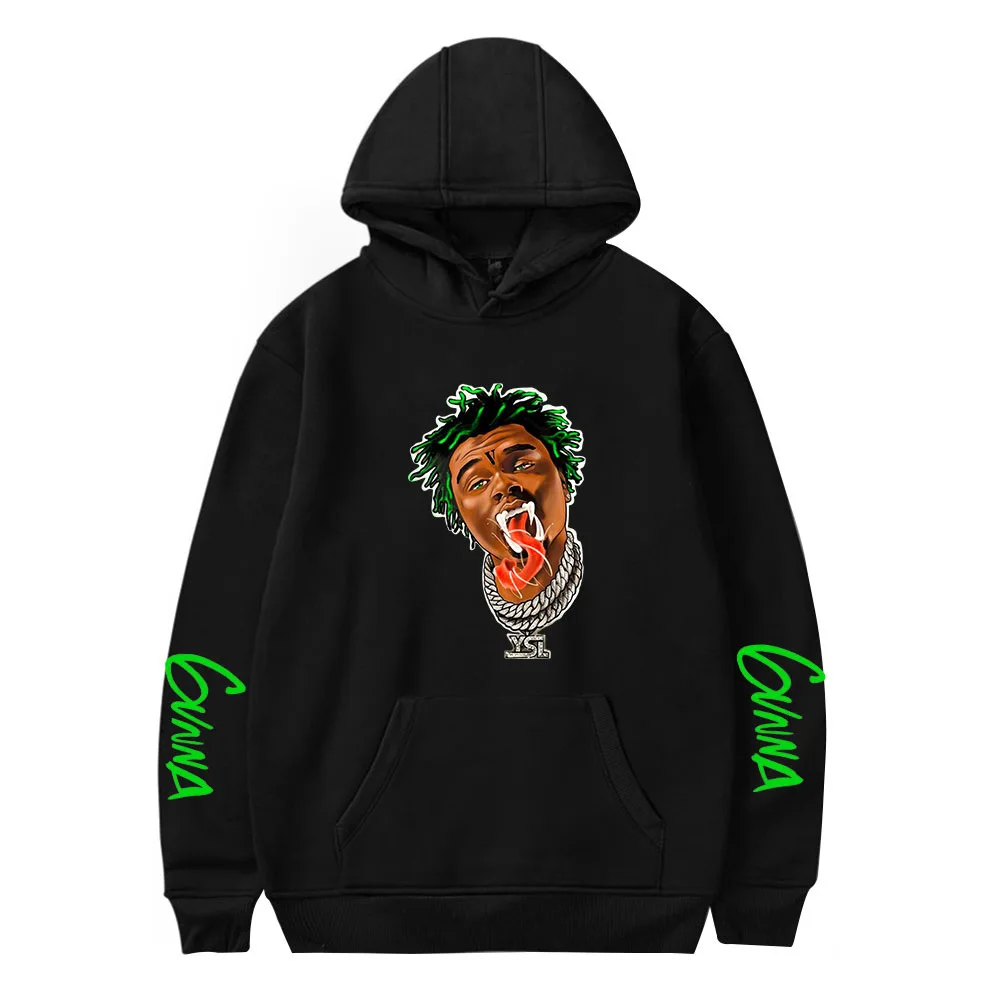 

Pop Singer Gunna Oversized Hoodies Men/Women Sweatshirts Rapper Hip Hop Hooded Pullover Sweatershirts Male/Women Streetwear