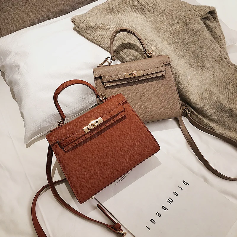 Женская сумка через плечо новая модная Корейская Сумка-тоут | Багаж и сумки