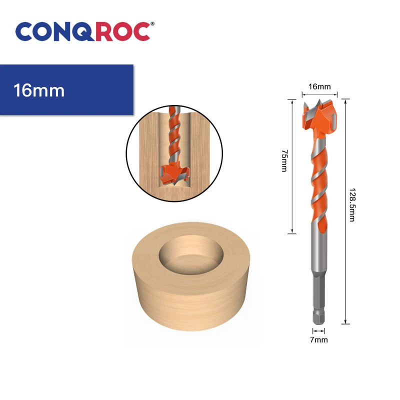 Удлинить YG6 Твердосплавный Наконечник Форстнер сверло Отверстие пила Резак