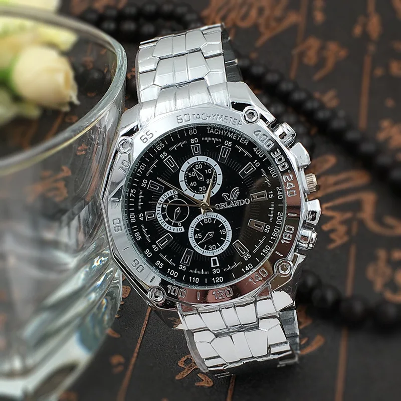 Мужские часы 2020 креативный классический металлический циферблат роскошный