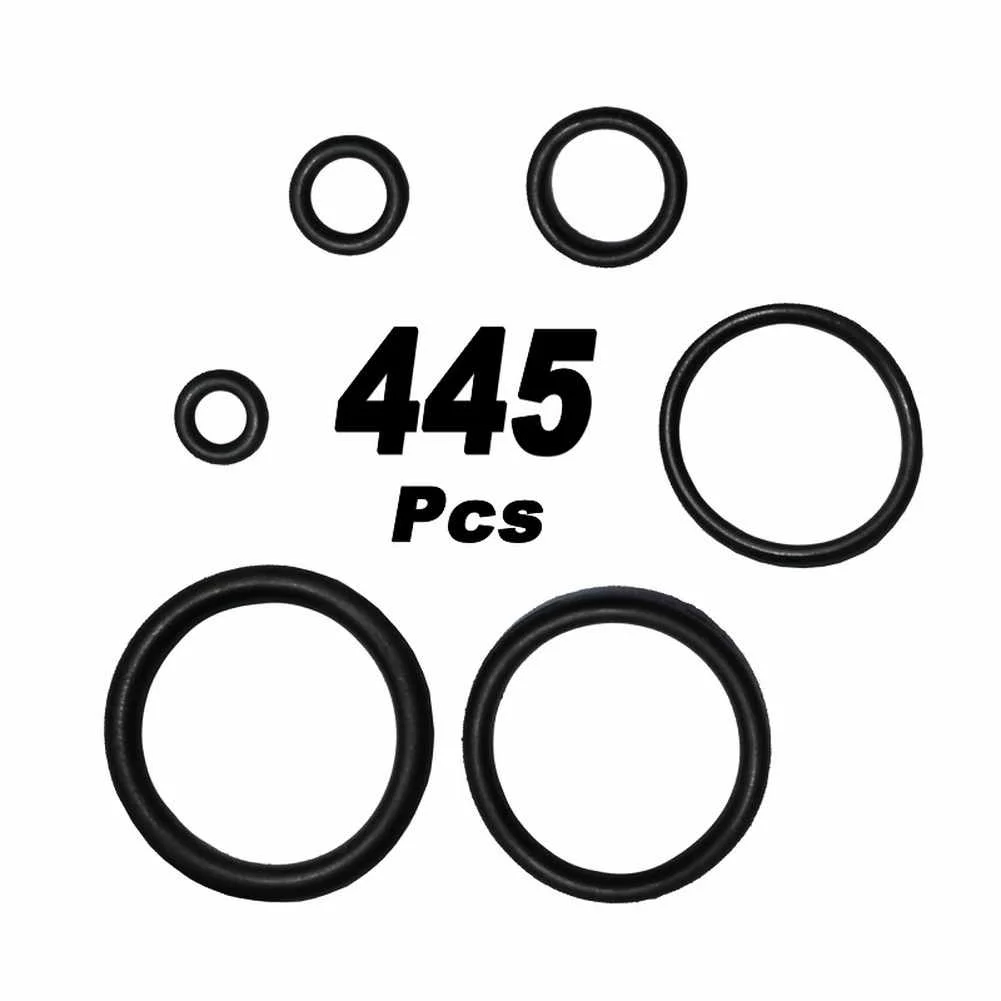445 шт. резиновая уплотняющая Прокладка Ассортимент уплотнительное кольцо 6