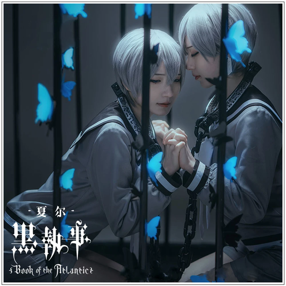 VEVEFHUANG Черный Батлер аниме косплей небо Phantomhive Косплей Костюм Маленький Дьявол