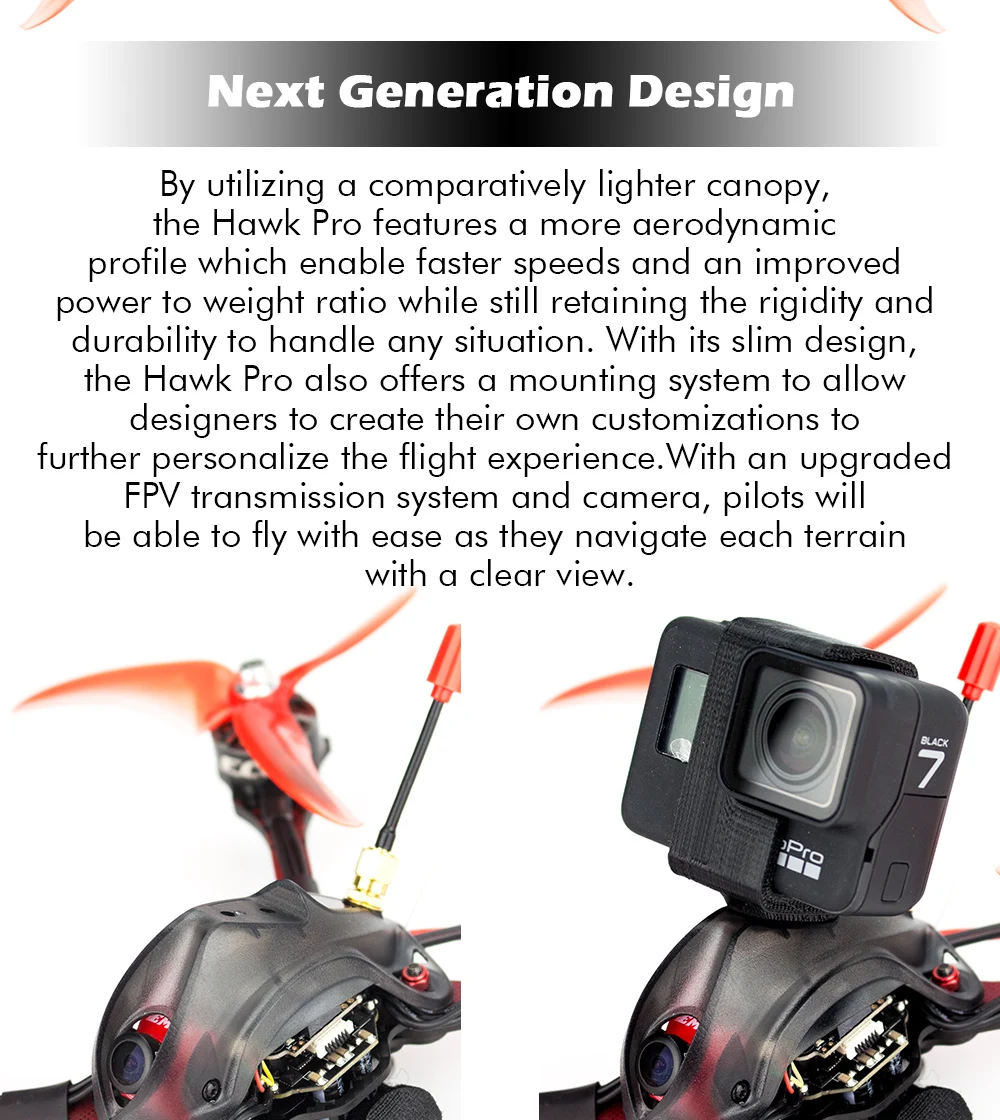 Emax Hawk Pro PNP BNF FPV Дрон комплект 1700kv/2400kv мотор мини Magnum контроллер HDR Fpv камера для RC Самолет с антенной подарок