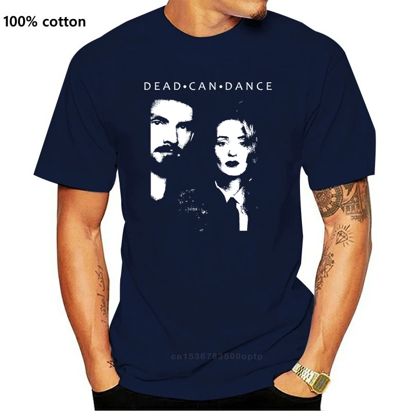 

New Dead Can Dance Vintage T-Shirt Black Tee 1980S 80S Goth Reprint 2021est Fashion Cool Men Print Novelty Top T Shirt Dress