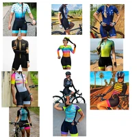 2021 new style womens triathlon short cycling jersey sets skinsuit maillot ropa ciclismo bicycle bike clothes one piece encymo