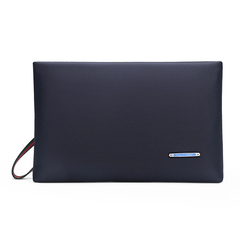 

Fashion Leather Solid Color Waterproof Men's Purse Handbag Bolso Hombre Clutch Sacoche Homme Luxury Brand Bag Portemonnee